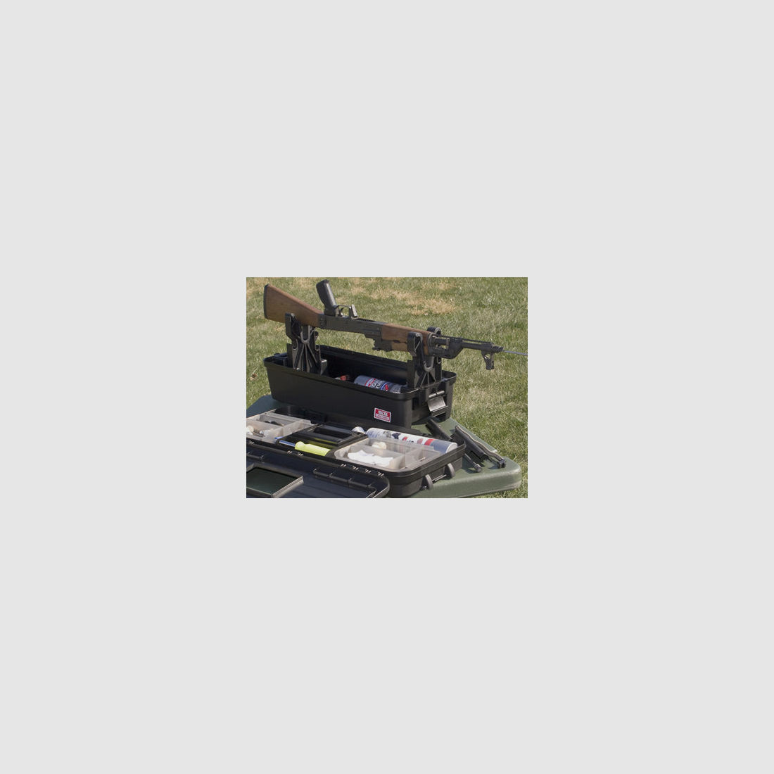 MTM Case Gard Tactical Range Box für Standard- und taktische Gewehre, schwarz, Bild 5 von 5