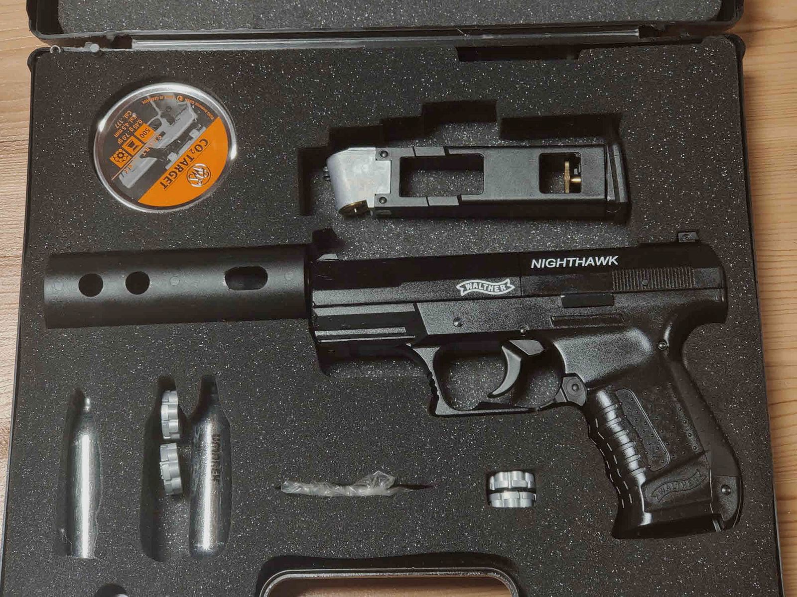 Walther NightHawk 4,5 mm (.177) Diabolo, CO₂, < 3,5 J