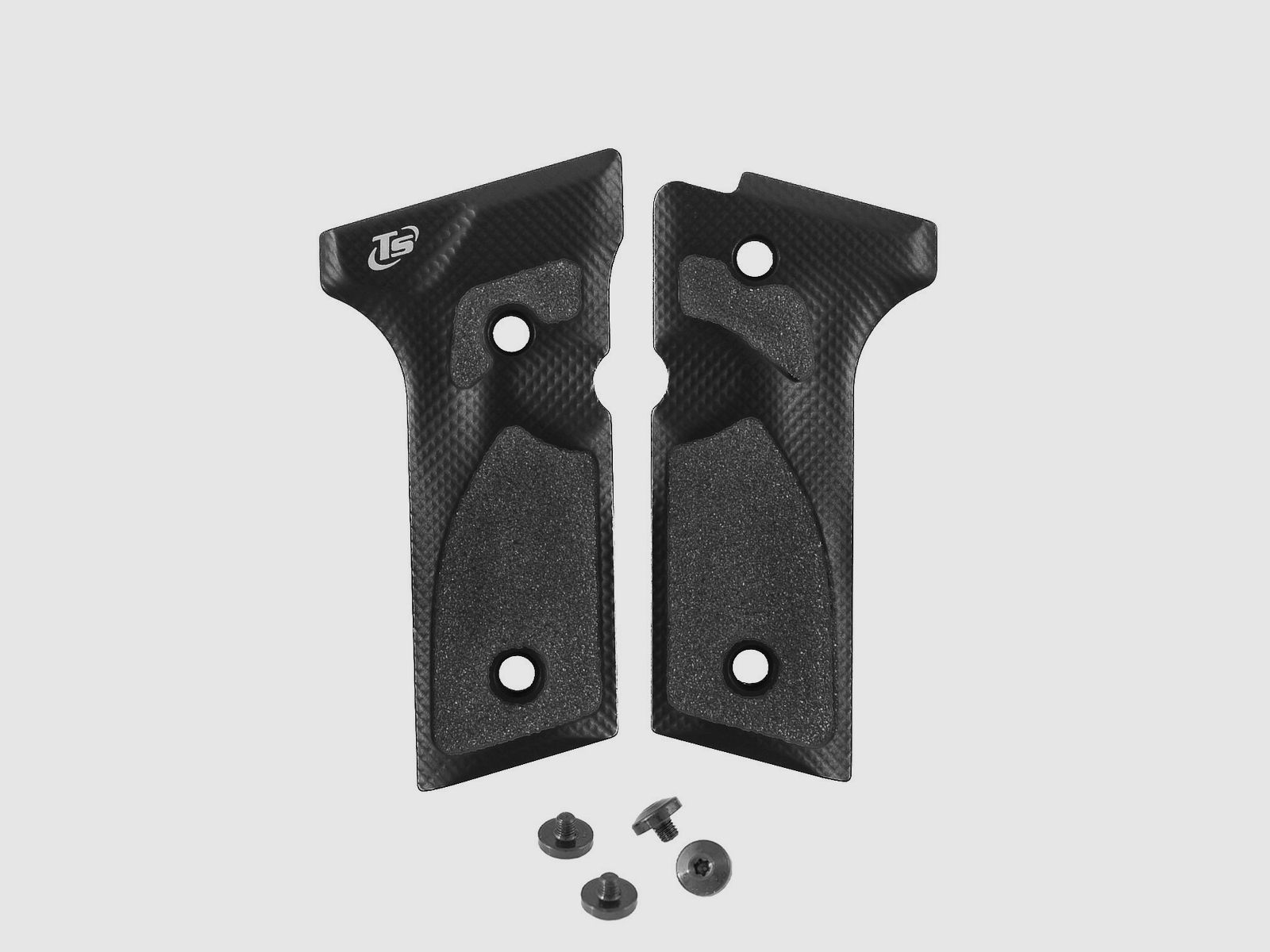3D-Grips pour Beretta M9A3-M9A4-92X en taille réelle – TONI SYSTEM/3D Grips for Beretta M9A3-M9A4-92X Full Size - TONI SYSTEM  *   CODE ARTICLE GBM9A3-BK