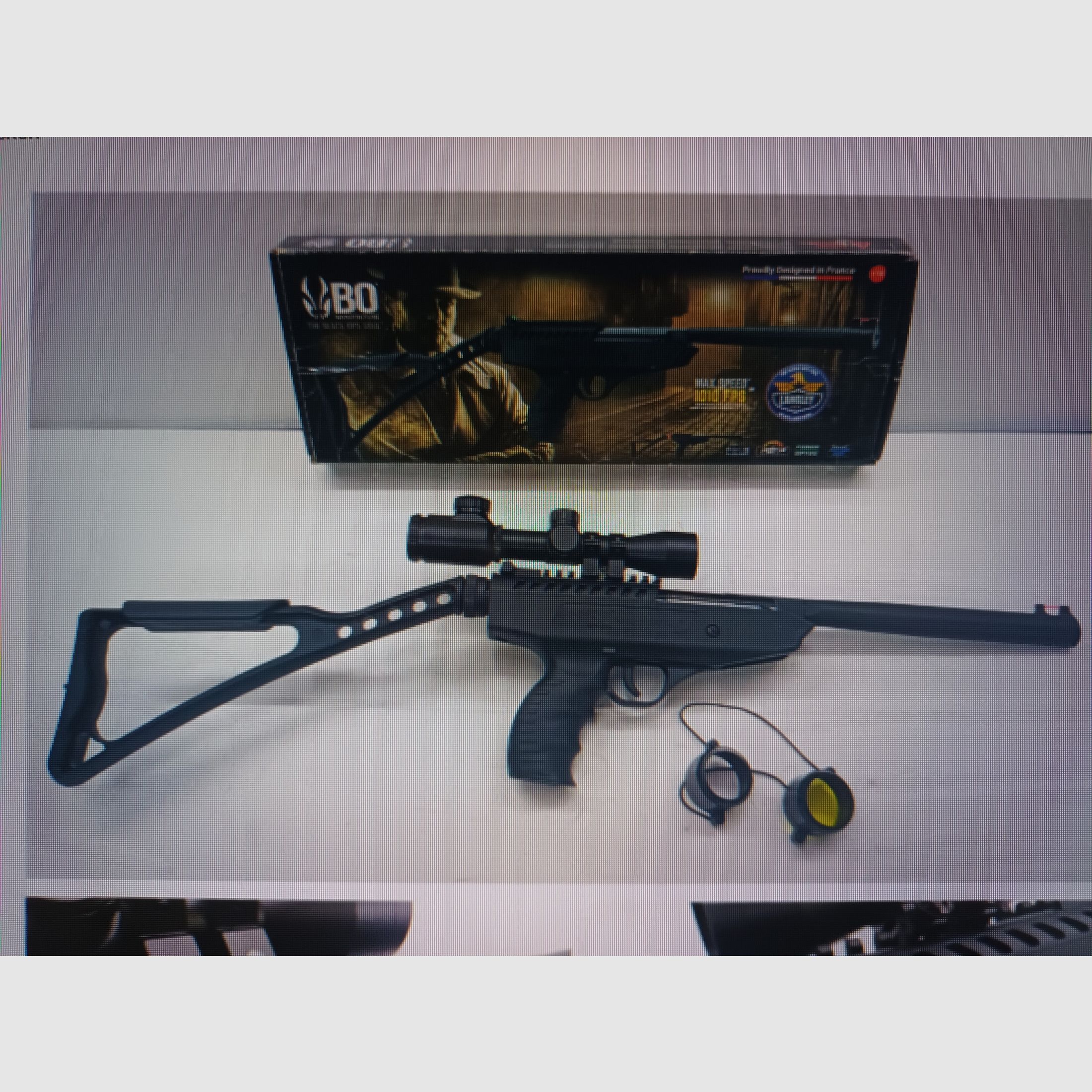 BO Langley Pro Sniper __ OVP__ Scope 4x32EG __ Air pistol Cal 4.5mm (.177) __ SINGLE-SHOT Air rifle, image 4 of 4