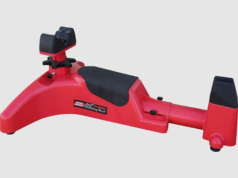 MTM Soporte de Tiro para Armas Cortas y Largas PSR30 Predator Rojo