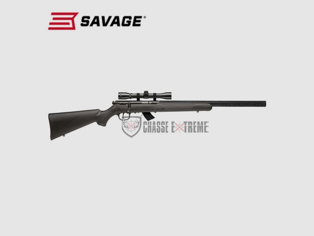Pack Carabine SAVAGE STEVENS 300F Synthétique Custom Silence Cal 22Lr, image 2 sur 2