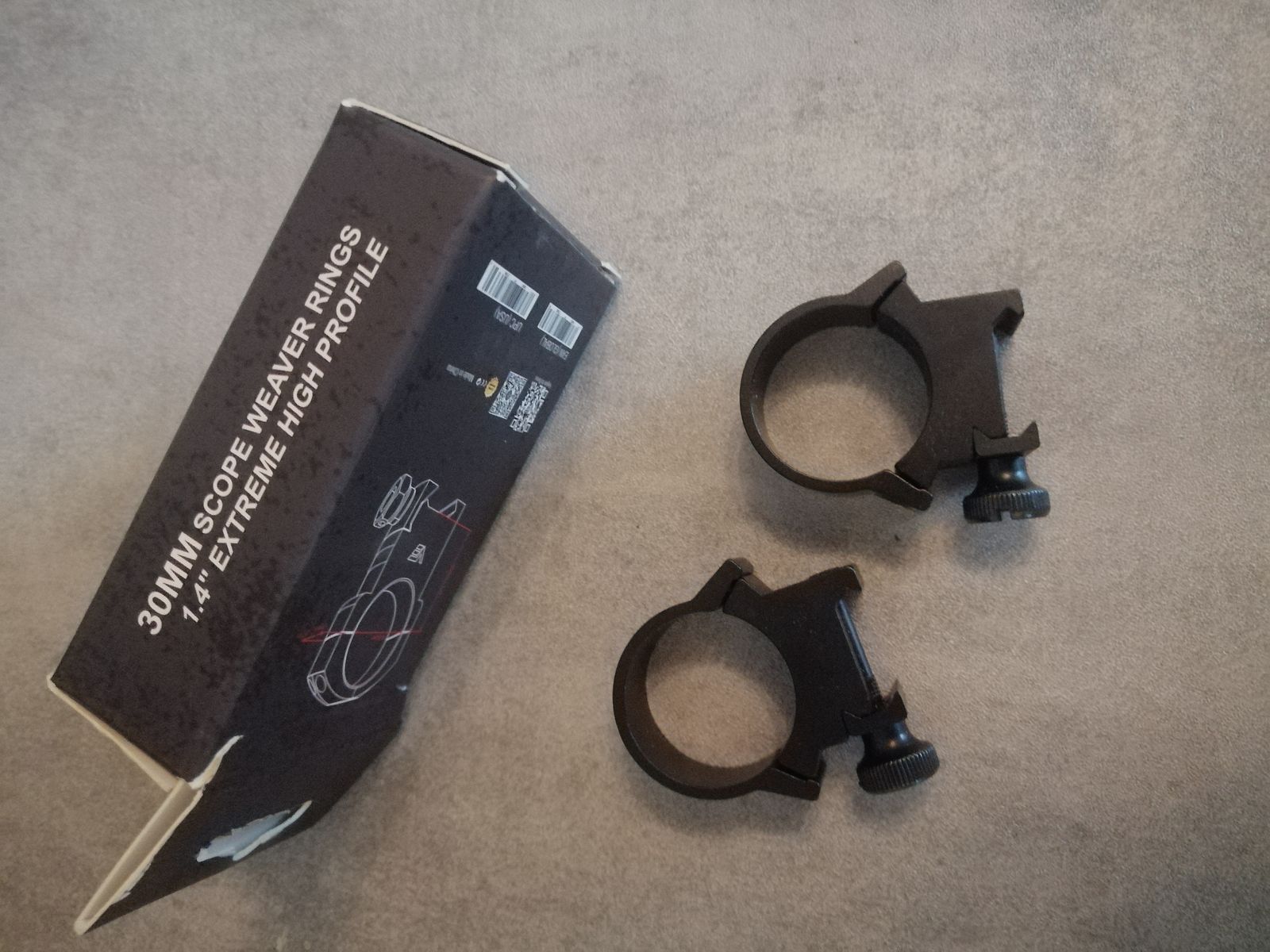 Victor Optics Veyron 3-12x44 Zielfernrohr mit verstellbaren Montagen