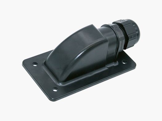 Roof penetration Sunflex black, 1 cable outlet