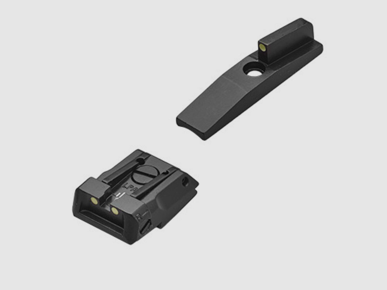 LPA SPL Mirino 3-Dot L-L giallo Ruger MKIV .22lr