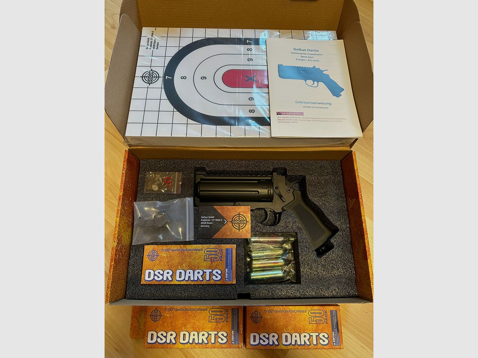 Dartie Deluxe Kit Needle Revolver GoGun+ Expo Kit+ Accessories Super Set