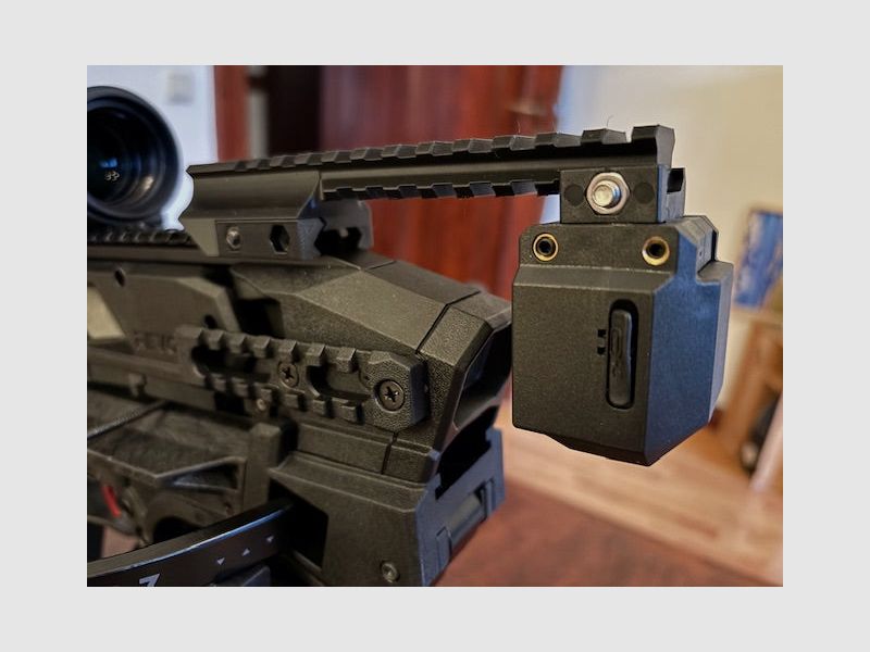 Rail Picatinny doble Filamelt - extensión flexible para accesorios y cronómetros