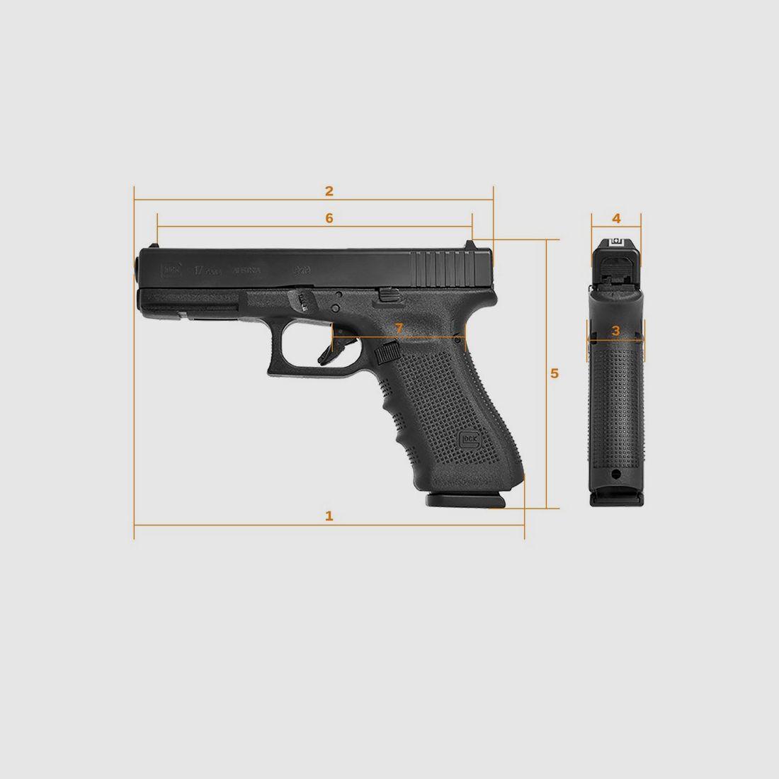 GLOCK 17 Gen4 – Kal. 9 mm Luger