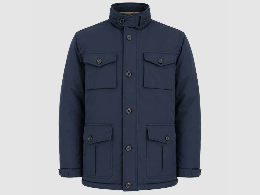 Wendeweste mit Stehkragen aus Polyester braun/navy M bis 2XL, Bild 3 von 16