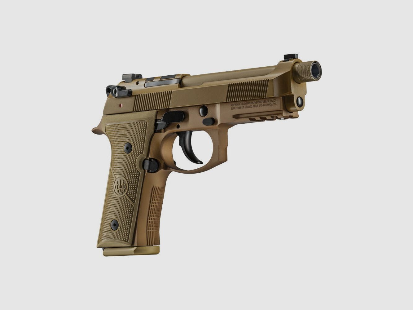 Beretta M9A4 – G – Full Size – FDE – 9×19 mm pistool, afbeelding 5 van 6