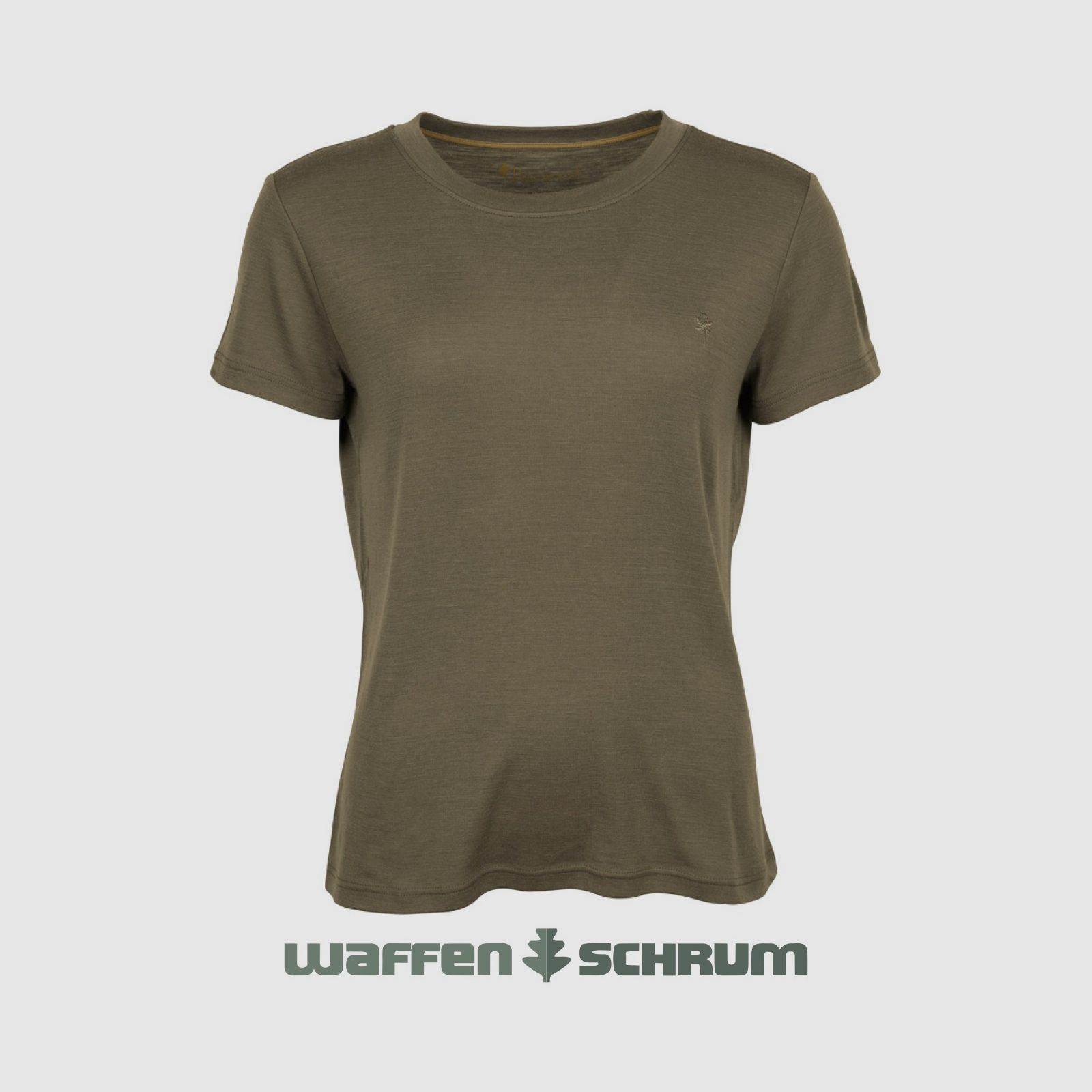 Pinewood T-Shirt Travel Merino Woman Green