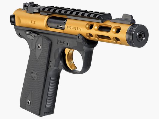 RUGER MARK IV 22/45 LITE « OR CANON NOIR » 22lr