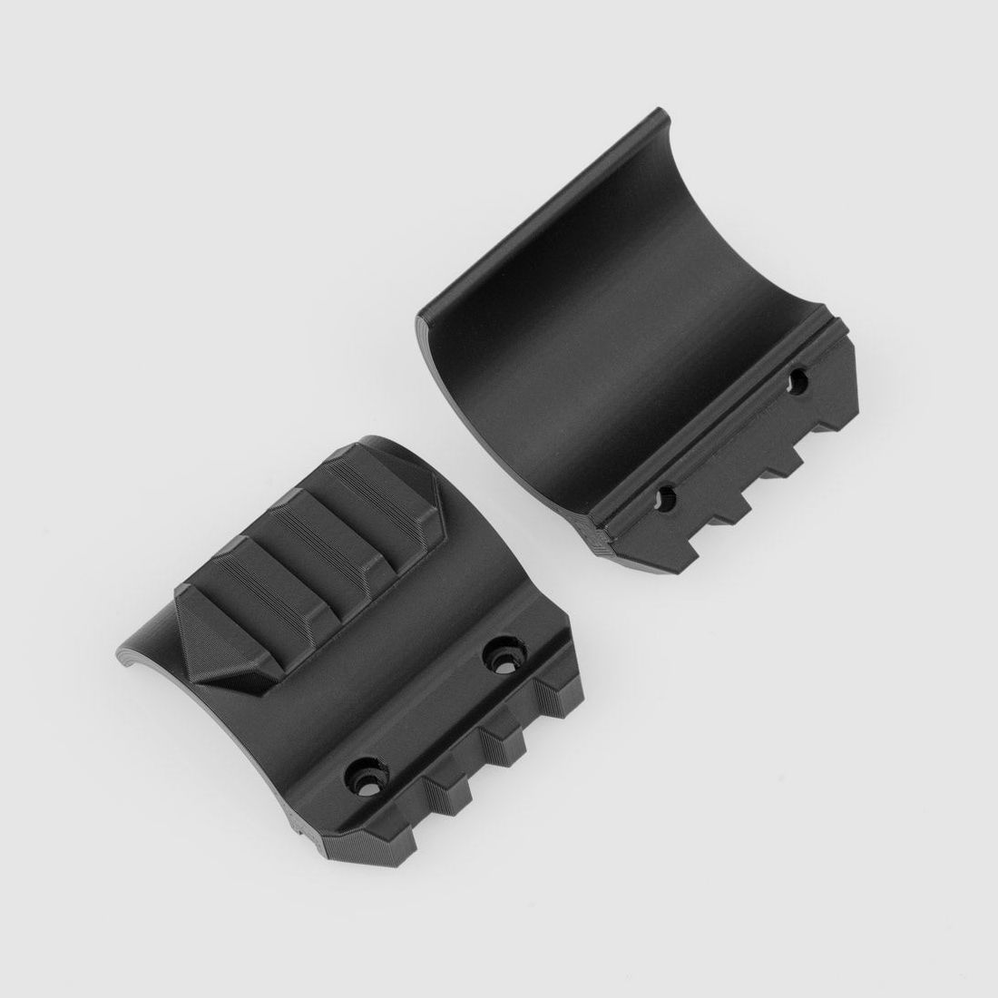 Bottle Clamp Huben GK1 Cal.25 Mini Pro – 3× Picatinny 21 mm | Spezialanfertigung | 3D-Druck