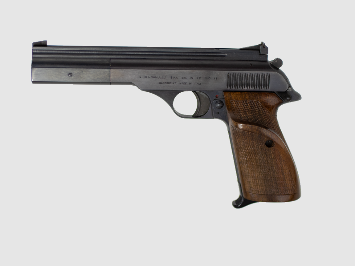 Bernardelli Mod. 69 kaliber .22 LR – Semi-automatisch Doelpistool, afbeelding 1 van 6