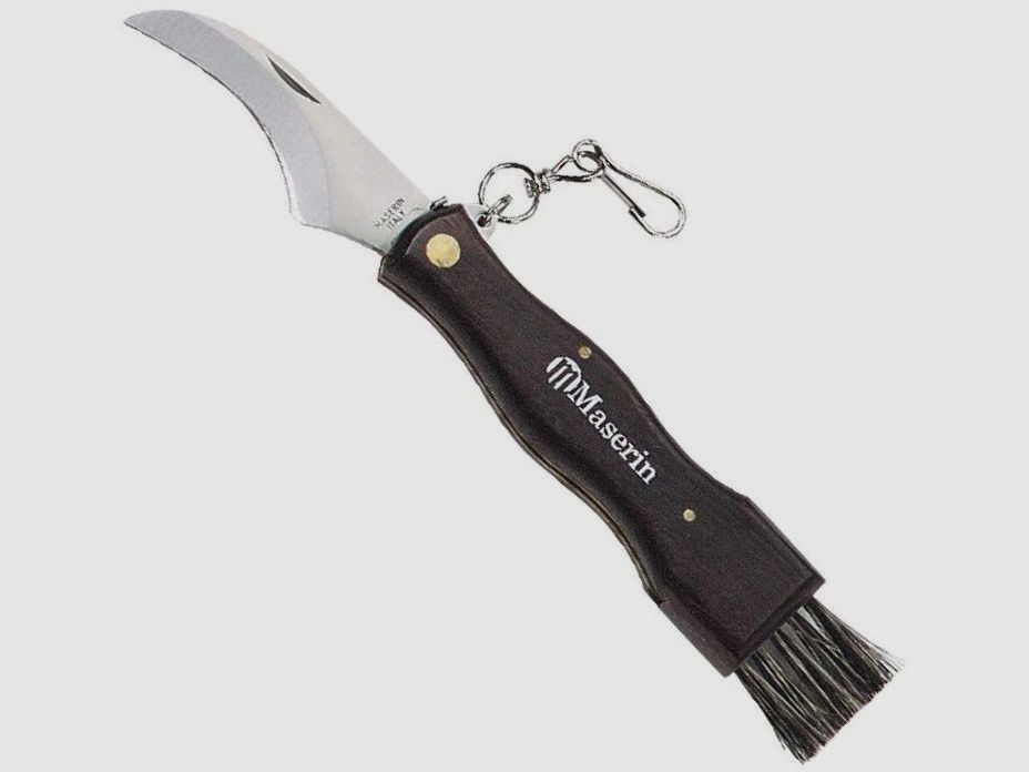 Pilzmesser mit Bürste und Cli