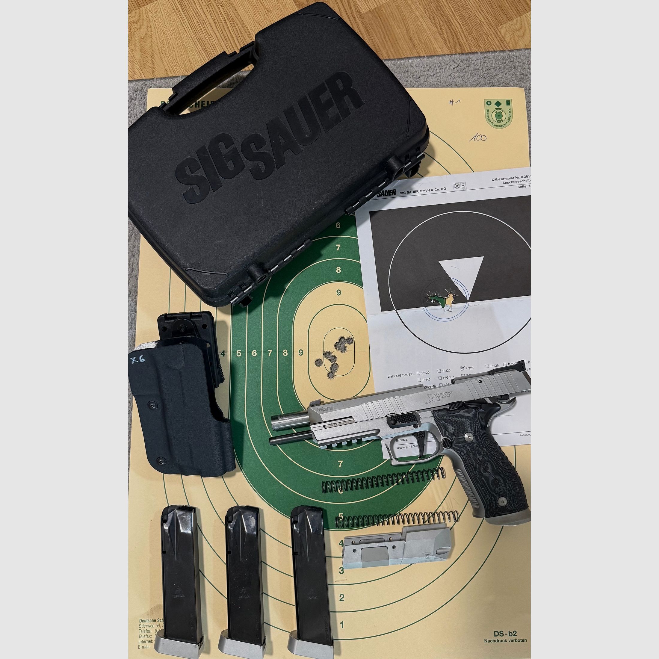 Sig Sauer P226 X-Six Supermatch 9mm produzione tedesca con accessori