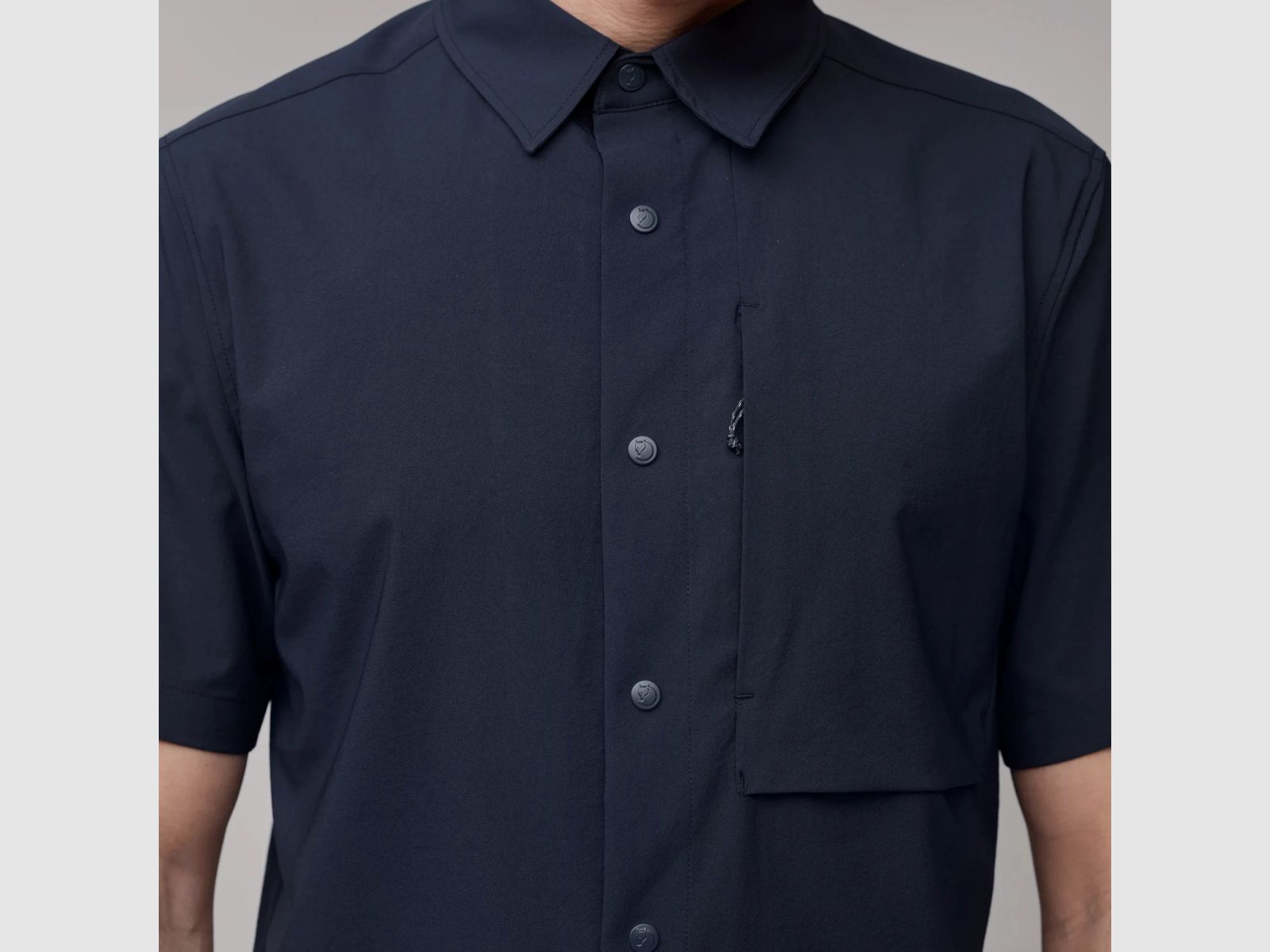 FJÄLLRÄVEN High Coast Pack Shirt SS M Navy