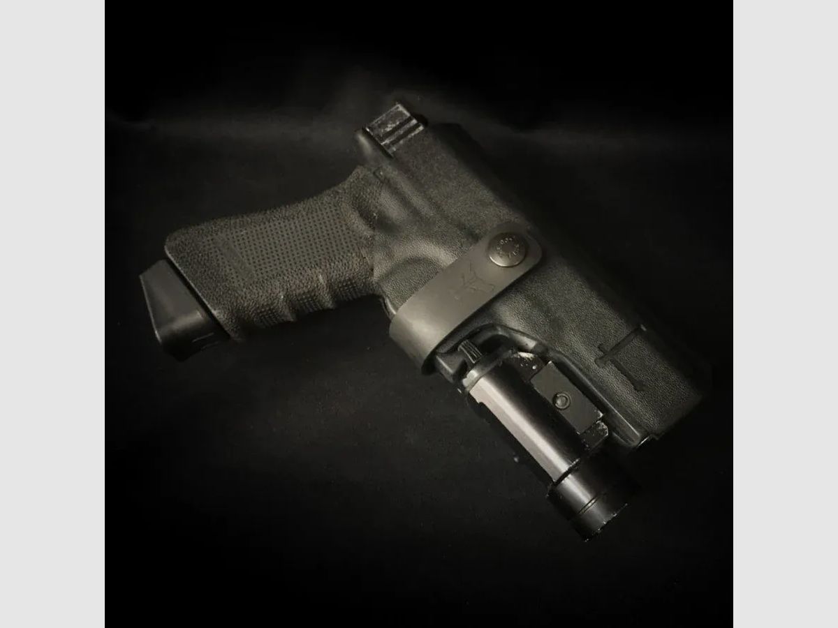 Kydexholster UNIVERSAL LIGHT (OWB) voor Glock 17, afbeelding 2 van 4