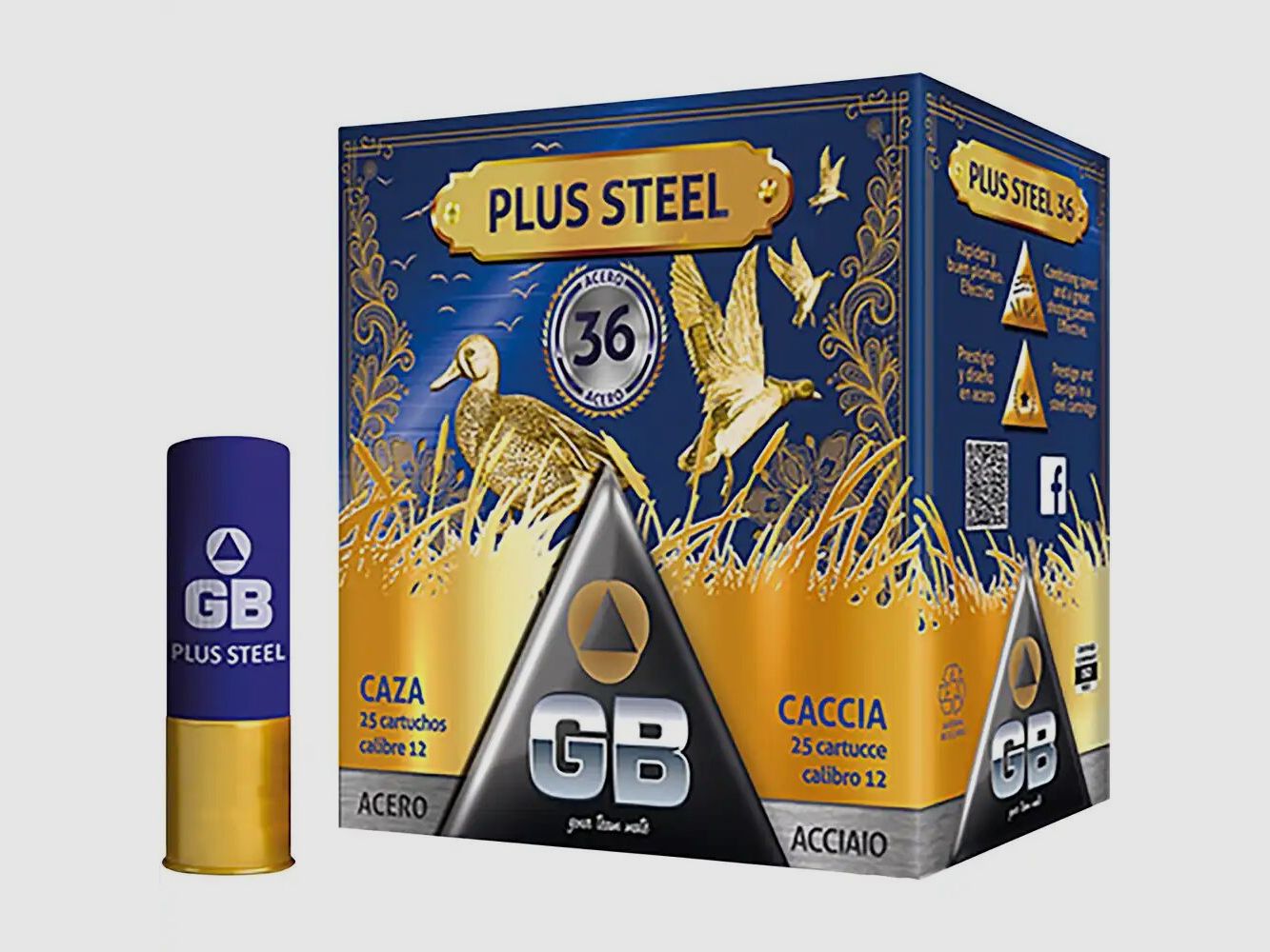 GB PLUS 4 Steel 3,25mm 36g- 25Stk
