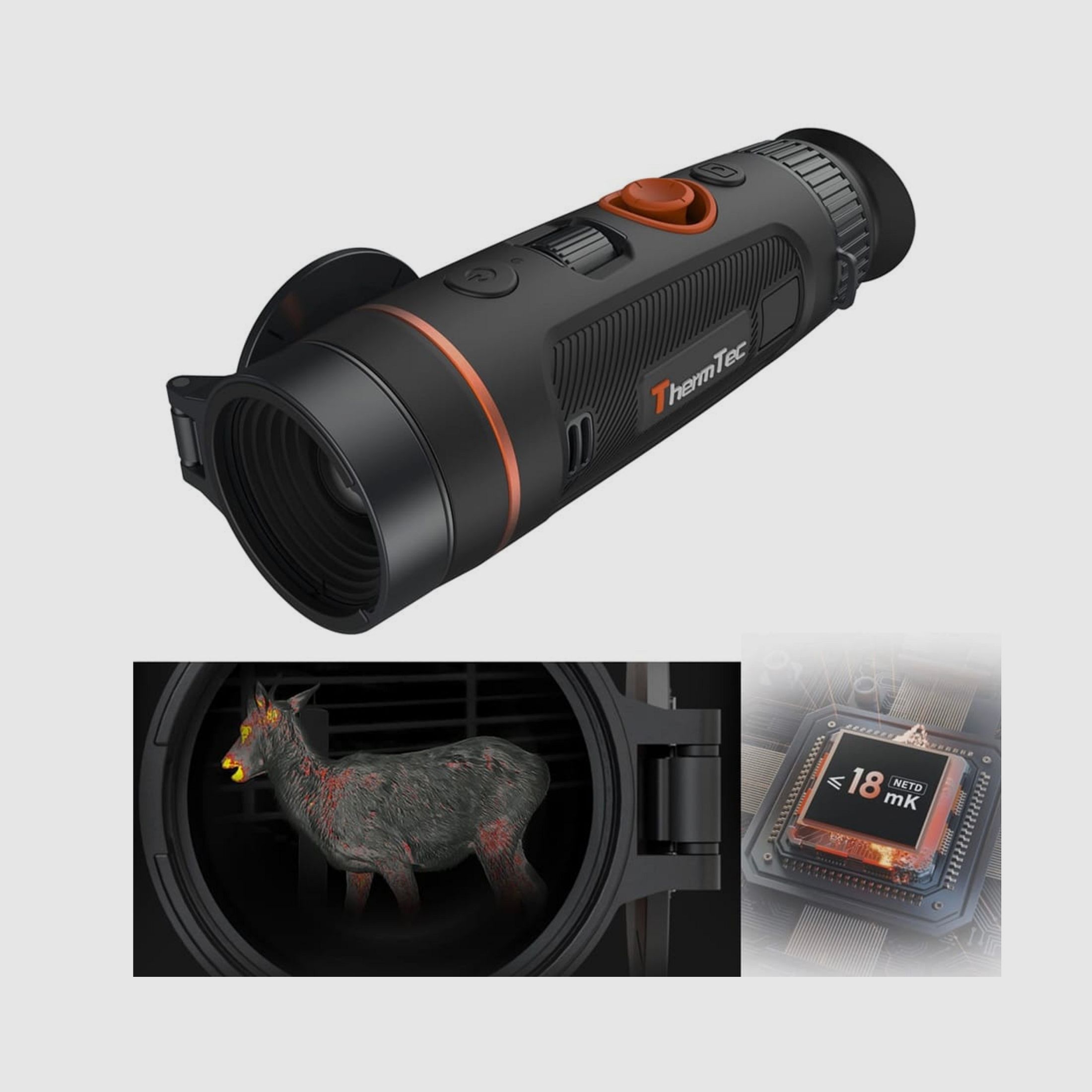 ThermTec WILD 335 35mm obiektyw 18 mk 384x288 kamera termowizyjna, zdjęcie 3 z 8
