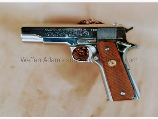 Colt MK IV/Series 70 Government Nickel