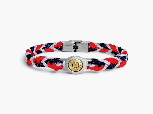 STAAL ARMLET EN DRIEKLEURIGE HULS WIKKELING