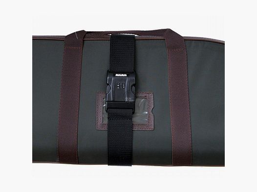 Safety strap with combination lock for cases