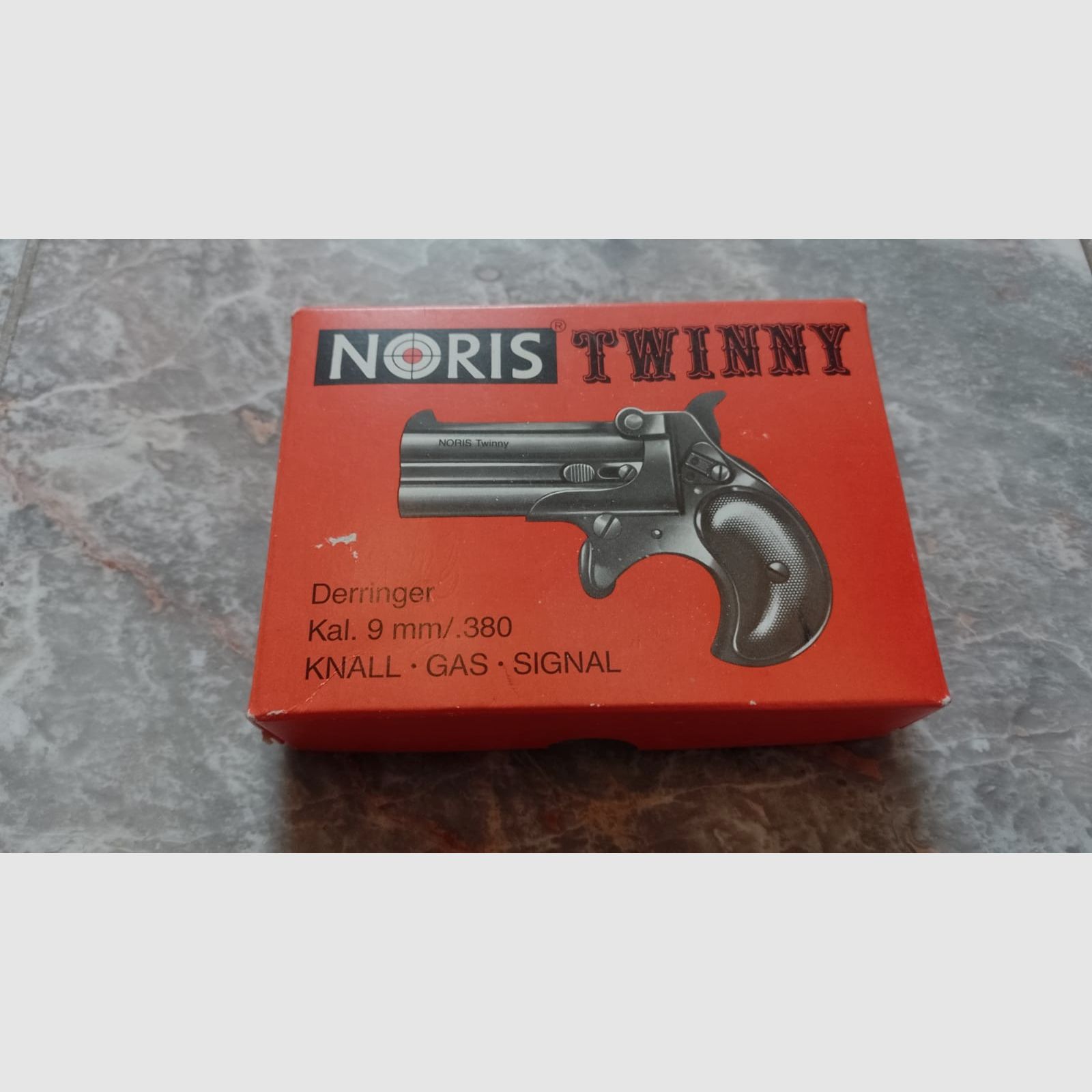 Noris Twinny Derringer Kal. 9mm / .380 - KNALL-GAS-SIGNAL-Defekt