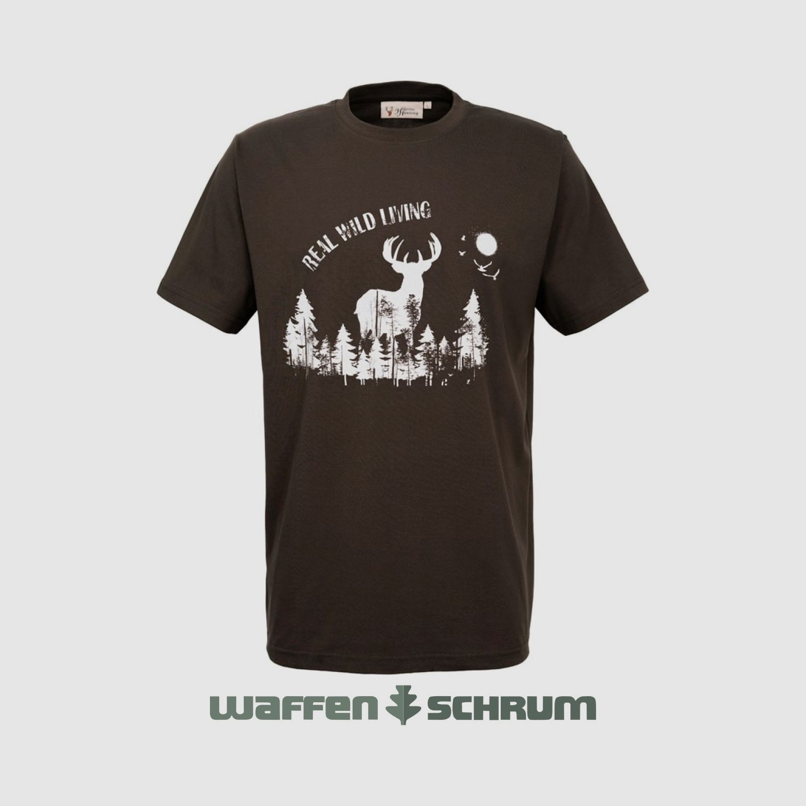 Hubertus T-Shirt Real Wild Living Oliwkowy