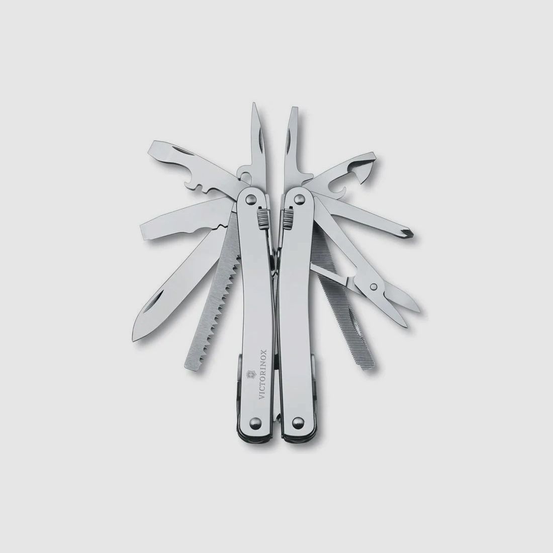 Multitool Victorinox Swiss Tool Spirit X, 3.0224.L, mit Leder Etui