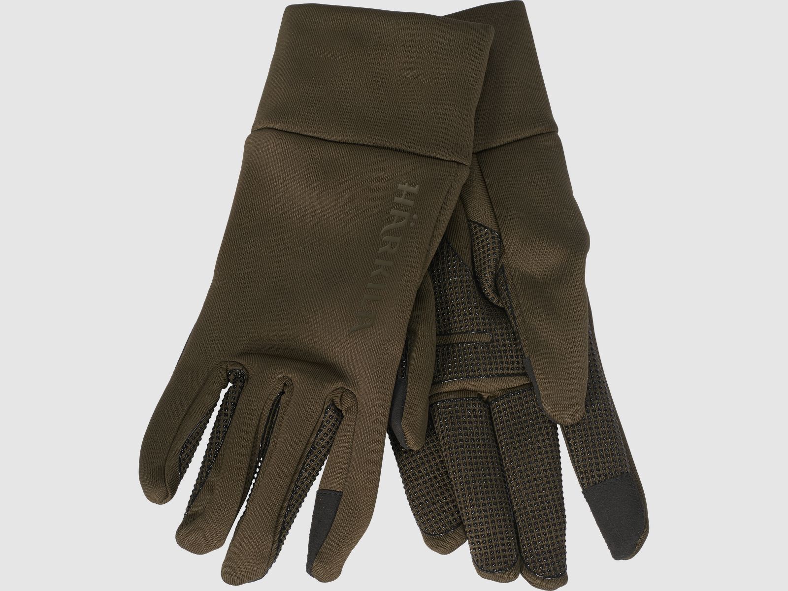 Härkila power stretch gloves wilow green, afbeelding 1 van 5