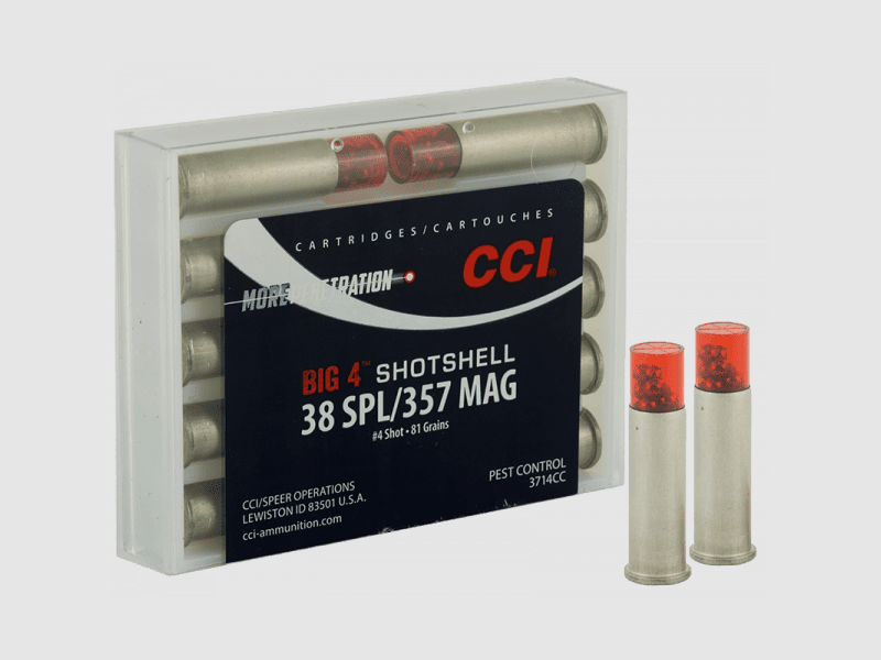 Blazer .38Special Shotshell 6,5g - 100gr. Für Kaliber .357 geeignet.