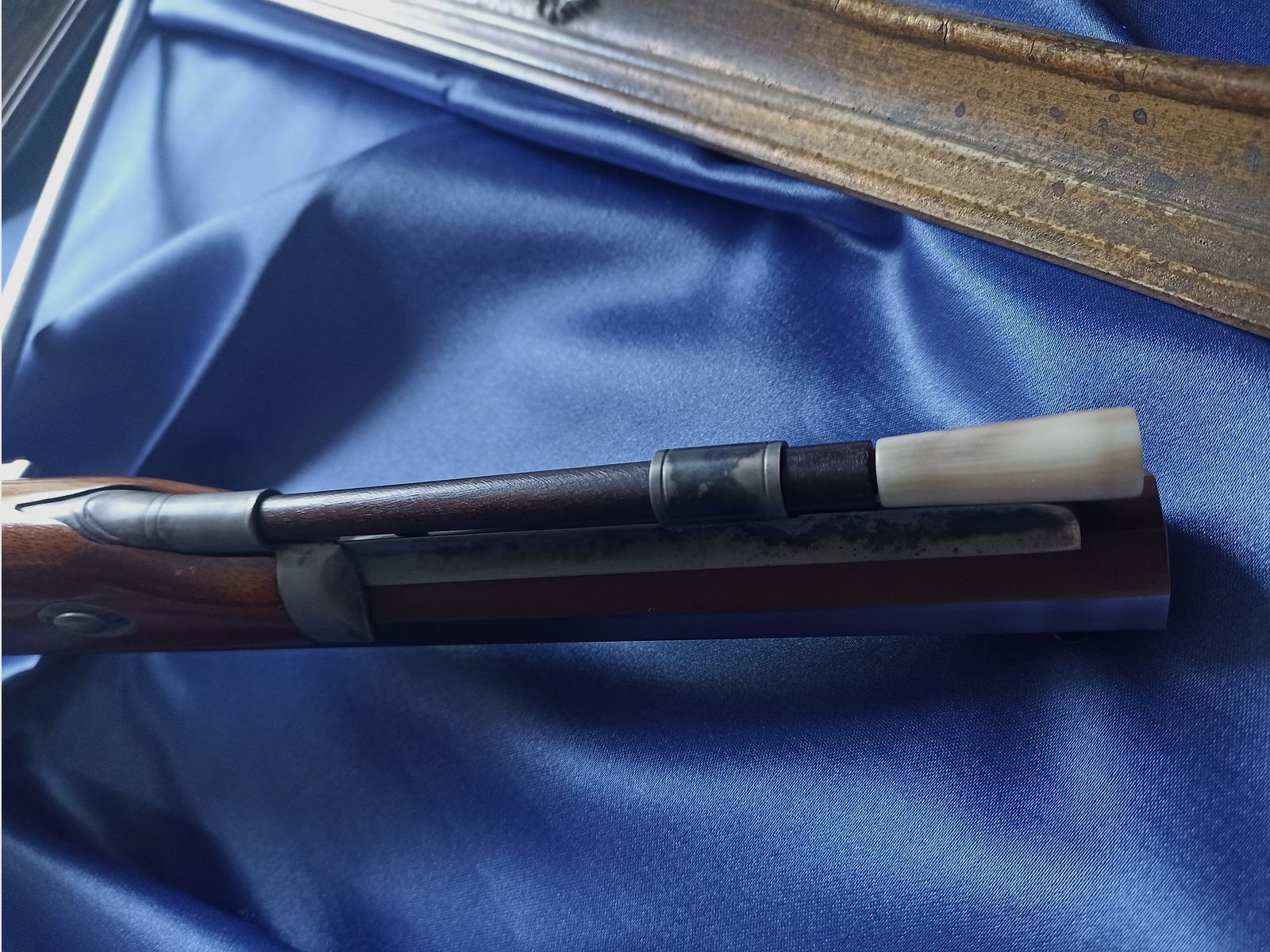 Tatham & Egg .45 Steinschloßpistole buntbrüniert Perdersoli Vorderlader Glattlauf 