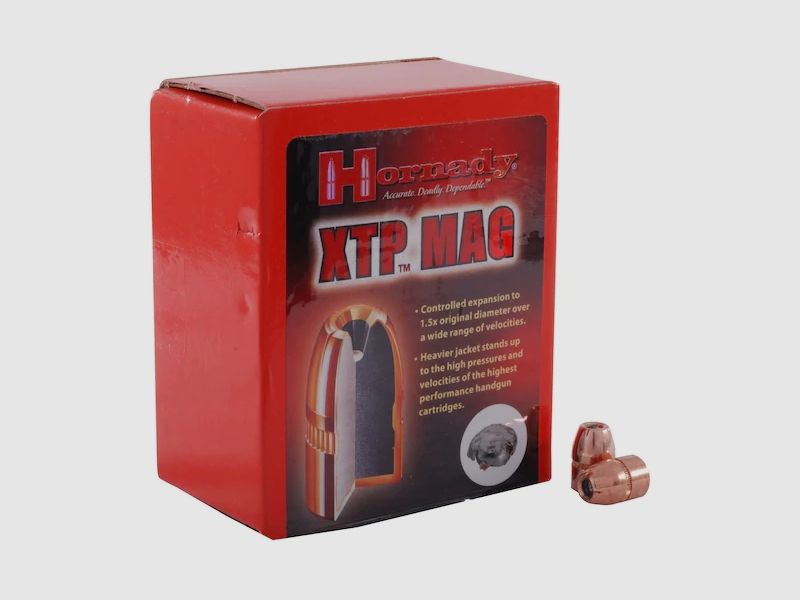Balle Hornady .45/.452 HP/XTP MAG 240GR 100 pièces, image 1 sur 7