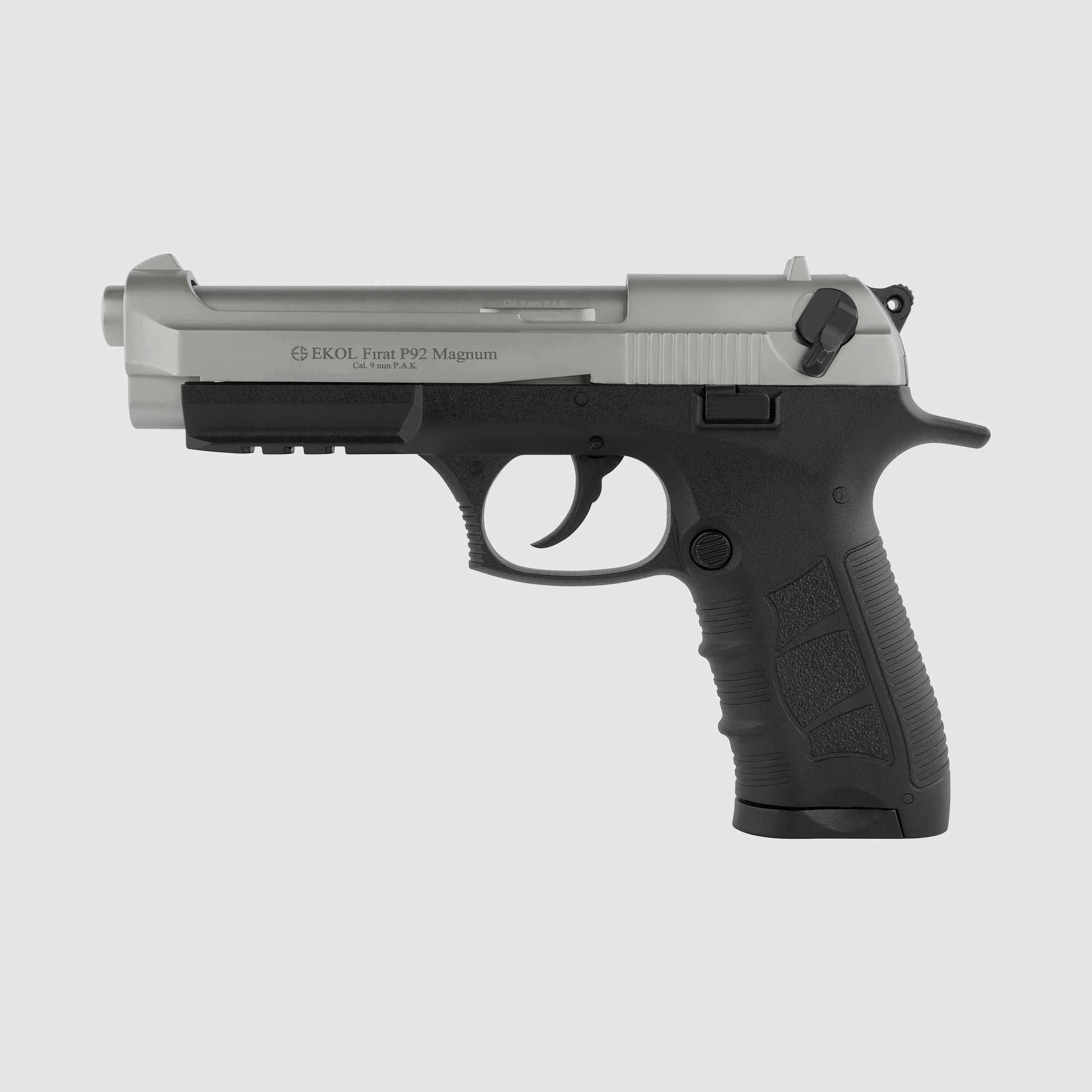 EKOL Firat P92 Magnum Nickel 9mm P.A.K. - Gas Signal