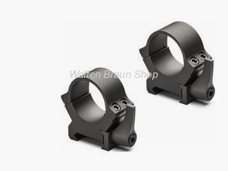 Leupold QRW ring mount for Weaver profile, matte black, 1", medium