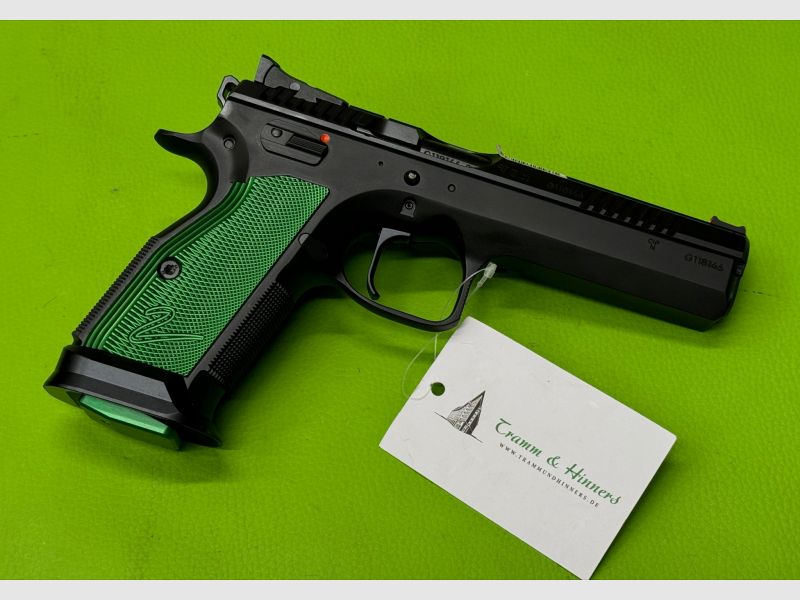 CZ TS 2 Racing Green 9mm Luger - halbautomatische Pistole - Neuwaffe