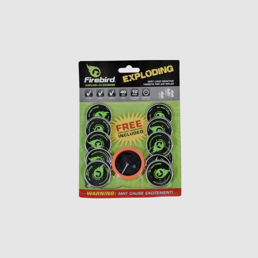 Firebird Targets Airflash 40 Extreme 40mm per carabina ad aria