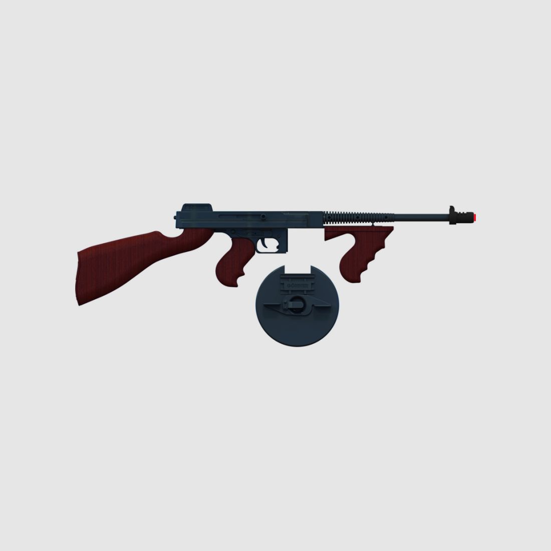 Gonher Gangster Metal Pistol, 8 Shots, 132/6, image 1 of 3