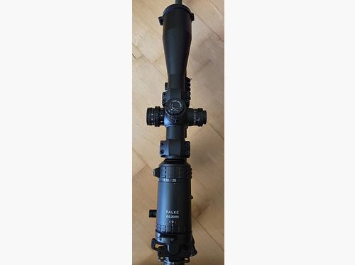 Falke 8,5-25x50 telescopio incluso UTG Accu-Sync montaggio a blocco