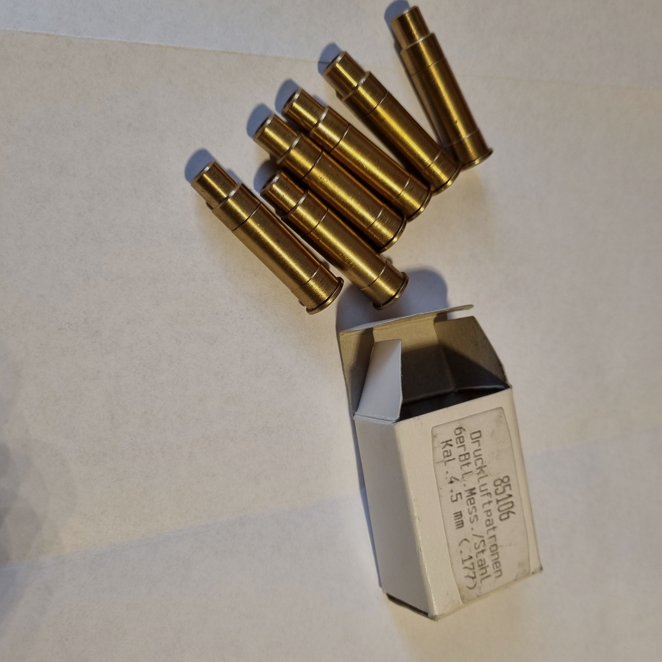Cartuchos de aire comprimido para revólver LEP Med./Acero, calibre 4,5 mm 6 piezas