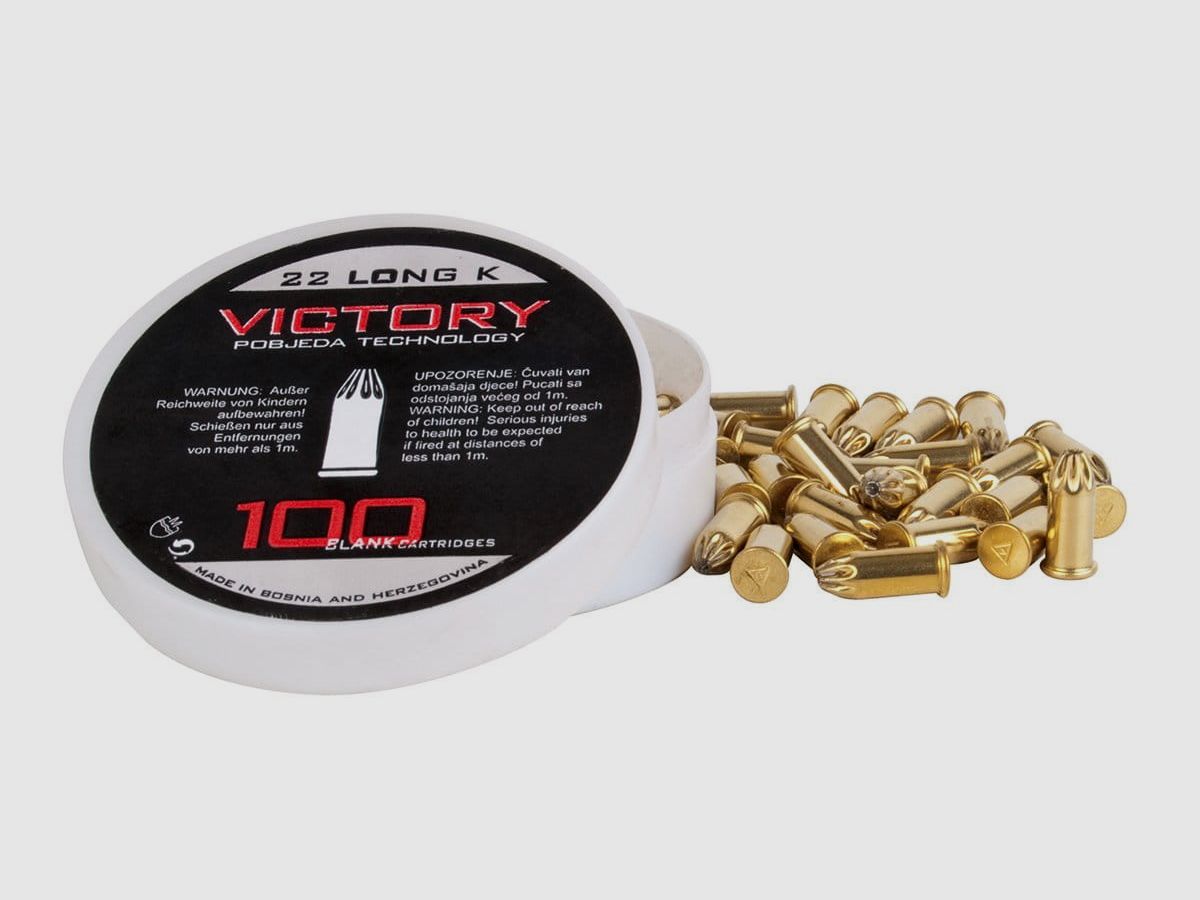 Victory blank cartridges .22 long 100 pieces