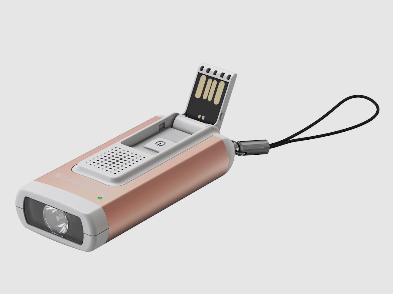 Ledlenser 502581 K6R Safety Latarka kluczykowa 400 lumenów 80 metrów złota