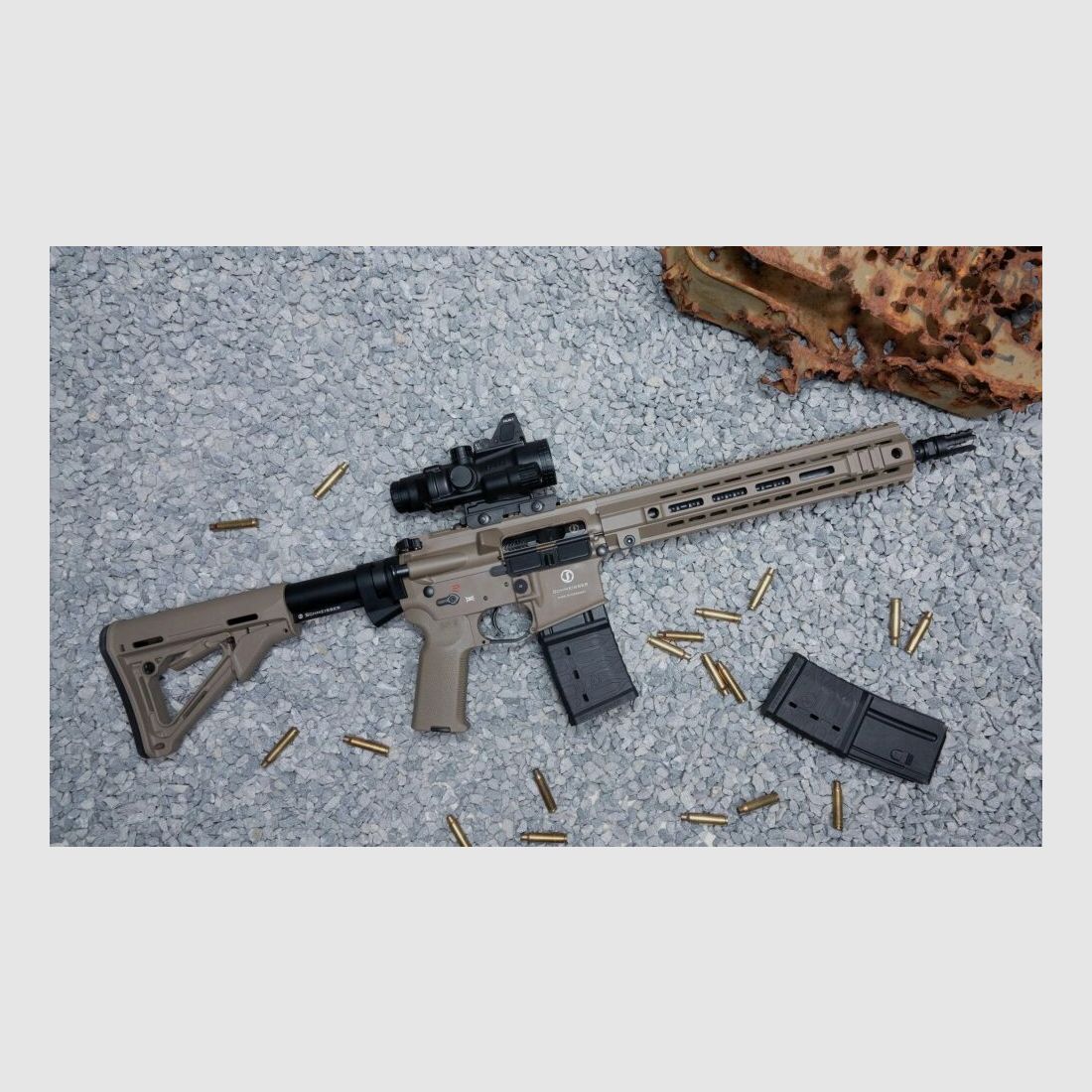 Schmeisser AR15 Solid Duty 12,5" FDE