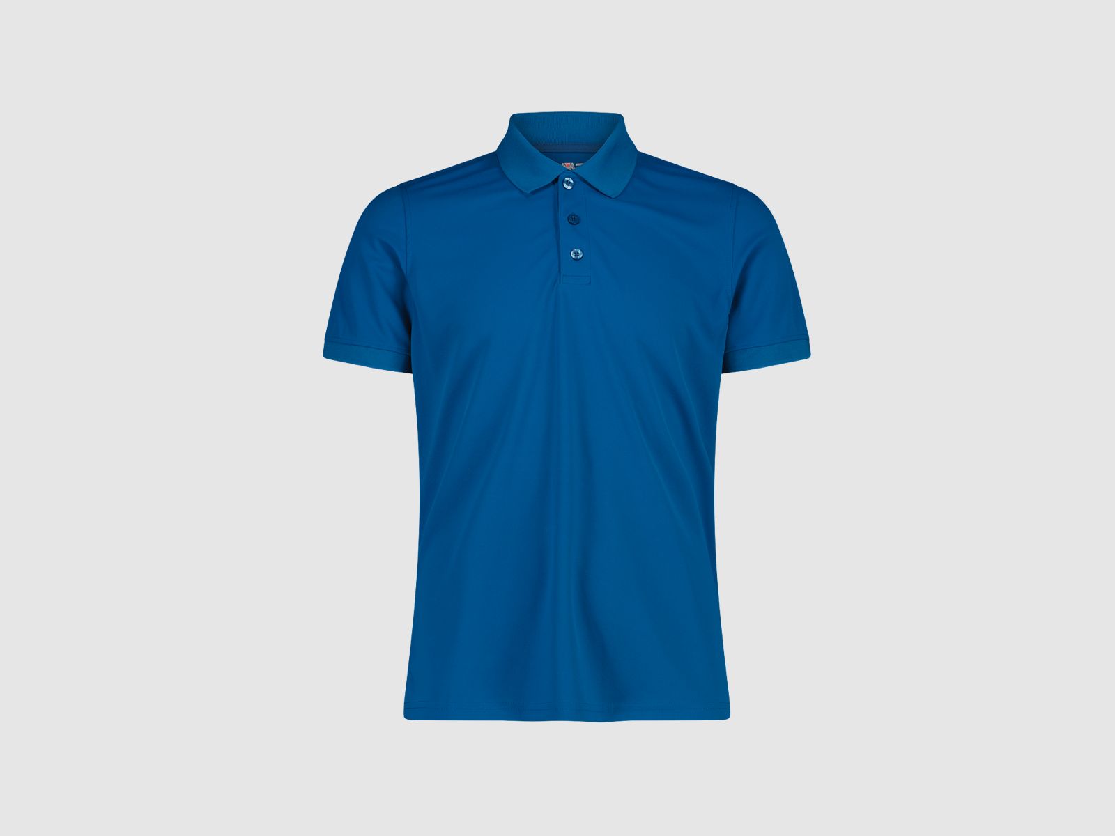 CMP Einfarbiges Funktions-Poloshirt Pacific Blue