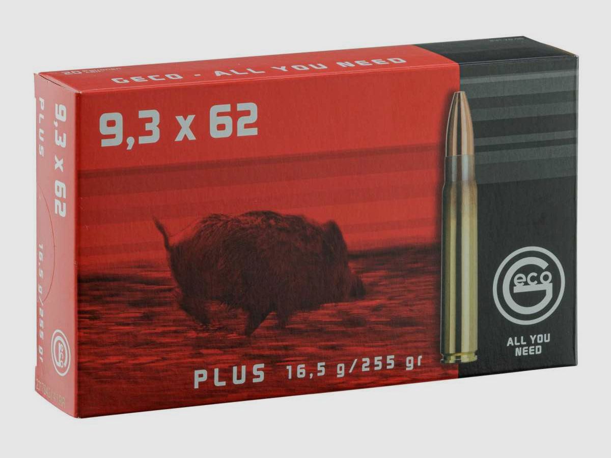GECO 9,3x62 SOFTPOINT 255 gr / 16,5 g - 9.3x62 Soft Point 255 gr / 16.52 gr, image 3 sur 3