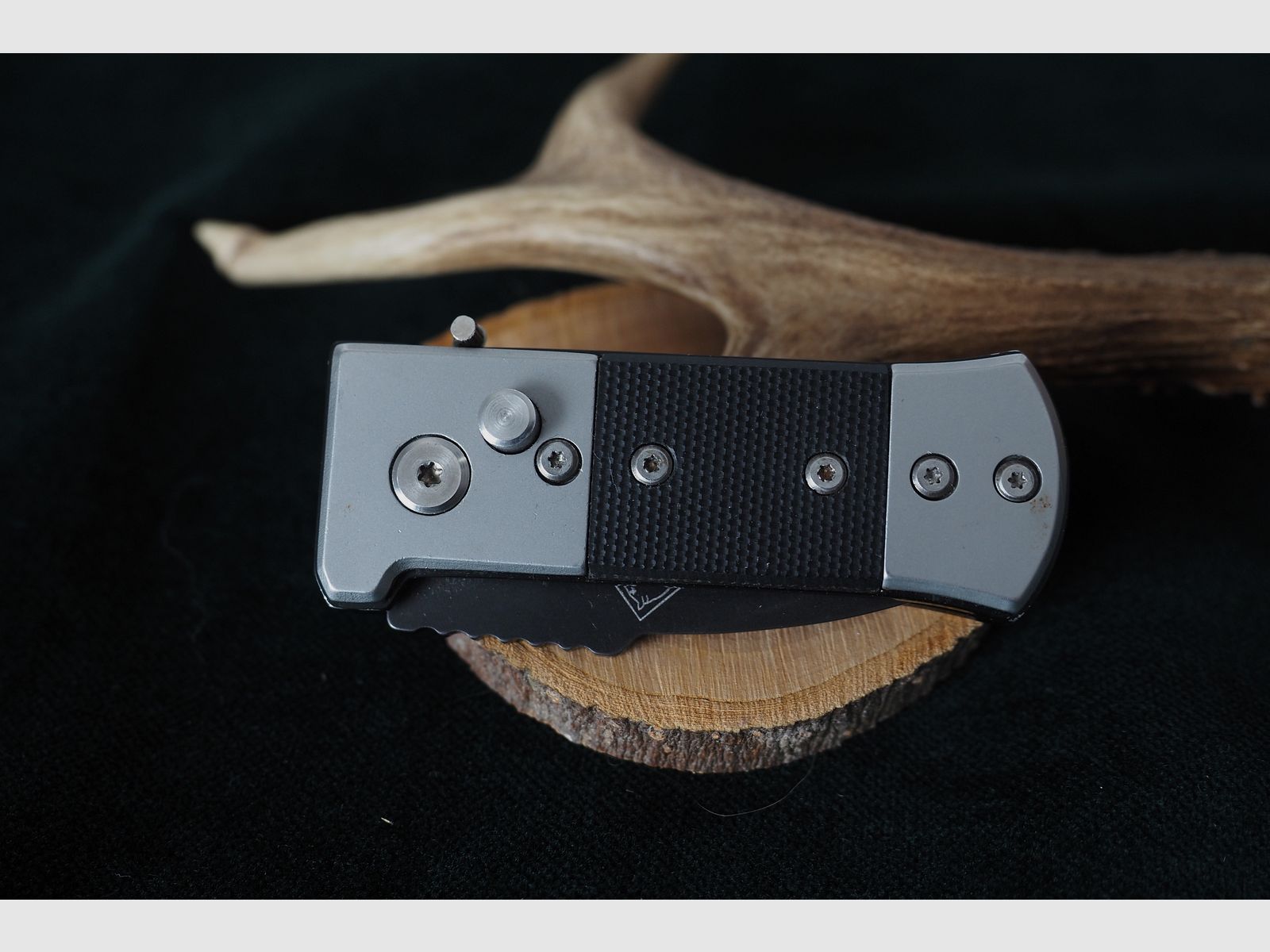 Kleines Springmesser Puma TEC Stahl 420 Klingenlänge 5,1 cm