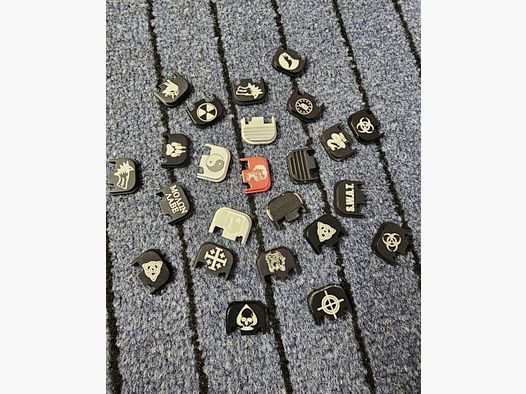 Placas de cubierta LWD con diseño para GLOCKs