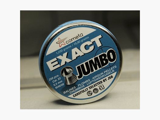 BALIN JSB EXACT JUMBO KAL. 5,5 MM 1,030 GRS - 15,90 GRAIN (250 STK)