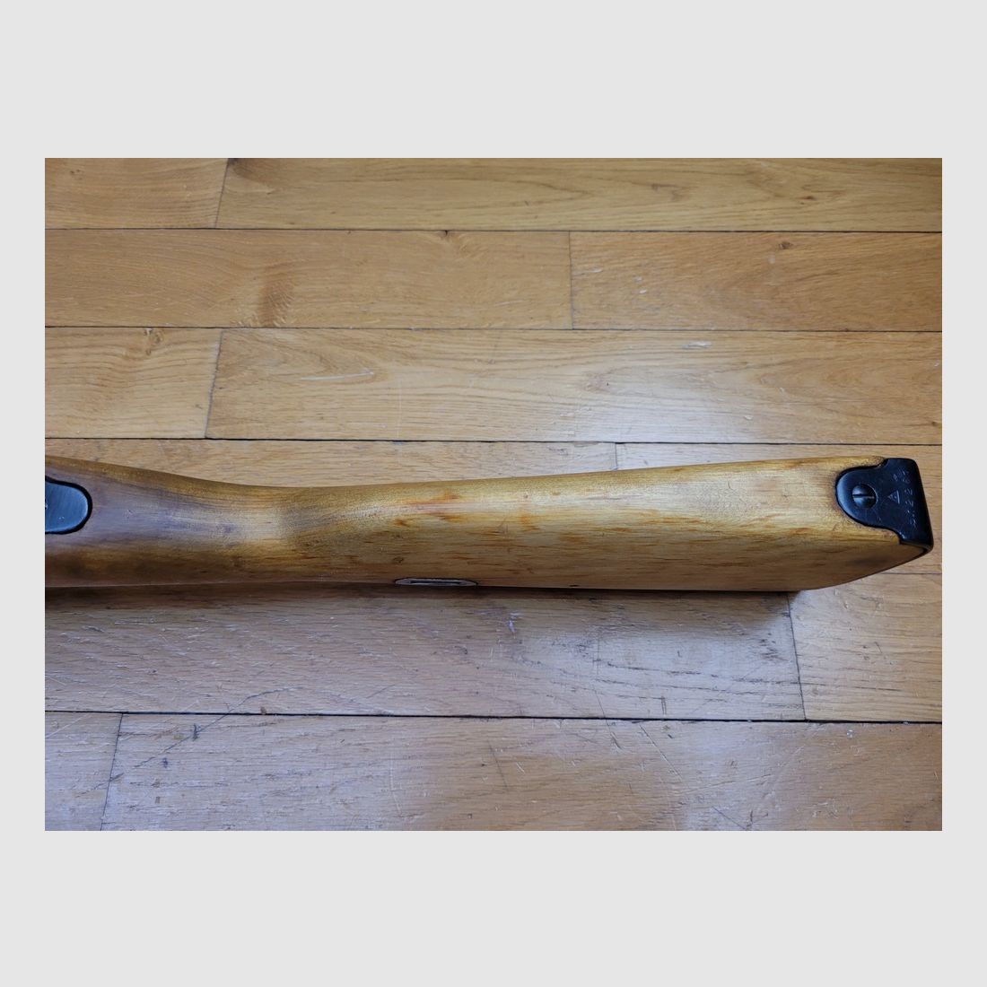 Sehr schöne Mosin-Nagant M44 Büchse – Original Kal. 7,62 x 54R – Seltene Waffe aus der Endproduktion (1946) genannt „Blonde Schaft mit Fußverbindung“ – Ijevsk – 100% monomatrikuliert – Traummechanik – Großartiger Lauf – Waffe neu!, Bild 14 von 30
